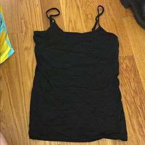 White House Black Market Fitted Black Sleeveless Camisole